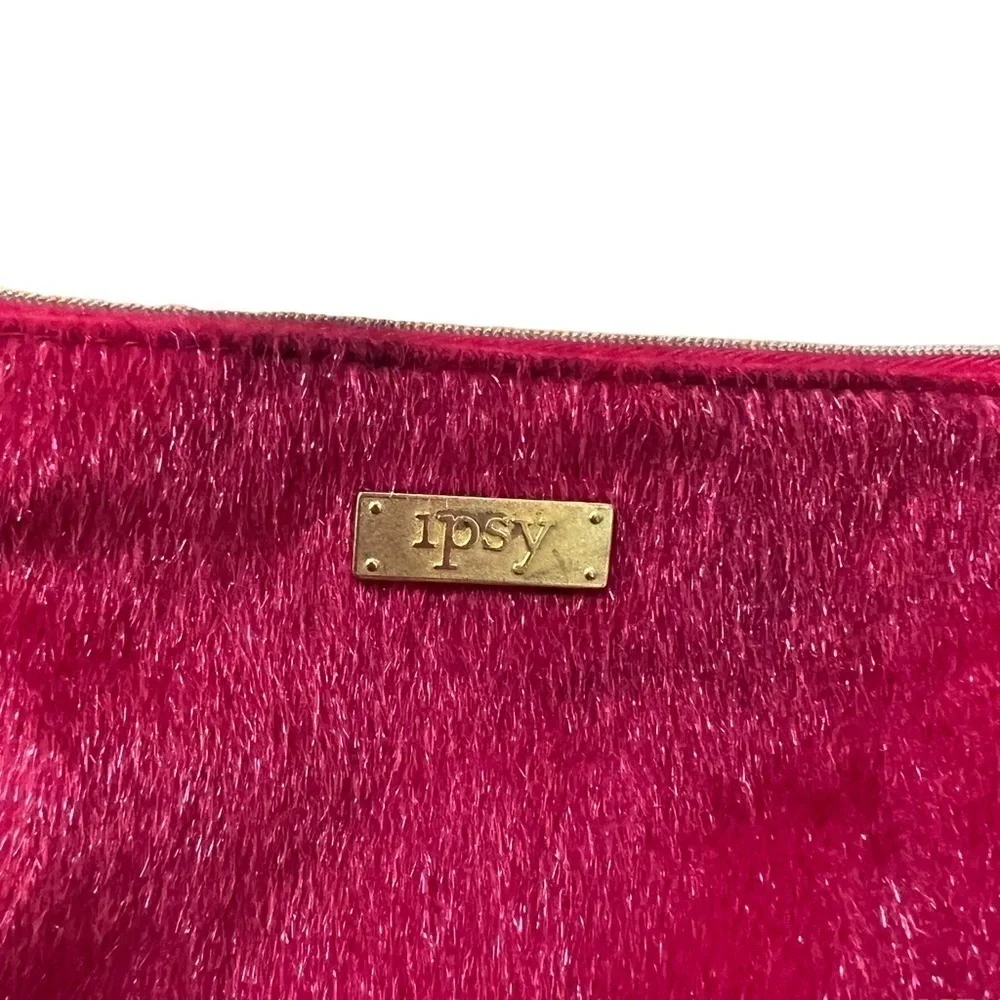 Ipsy Small Cosmetic Bag Bright Pink
